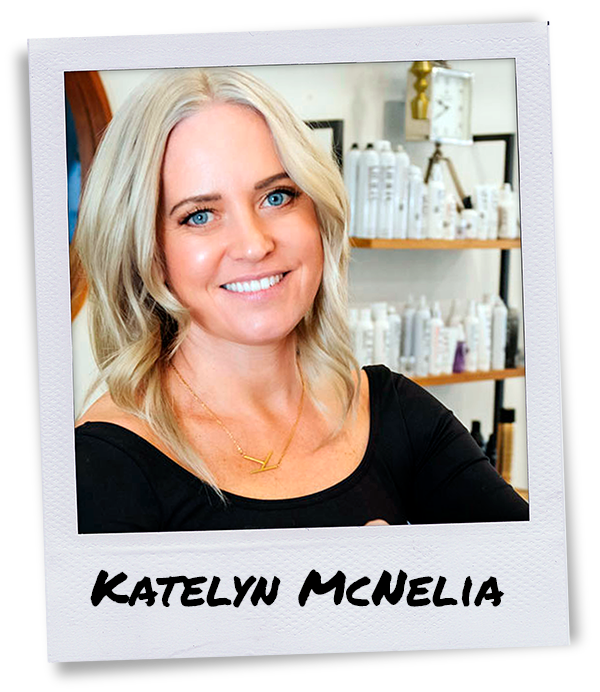 Polaroid of Senior Stylist Katelyn McNelia